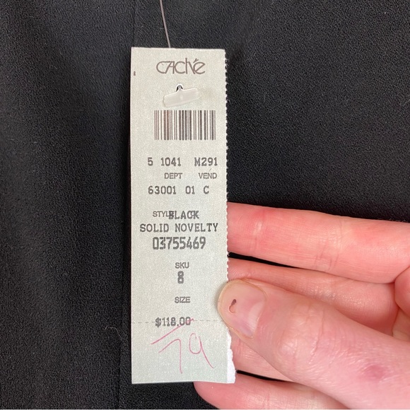 Cache Boot Cut Black Dress Pants NWT - Picture 8 of 10